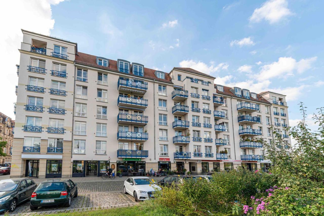 Apartment Elbkiez - Zentrale Lage In Dresden Luaran gambar